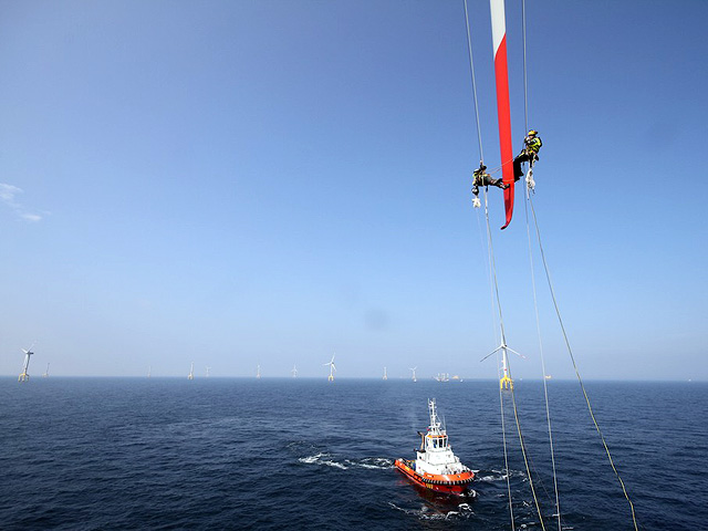 Offshore-Montage